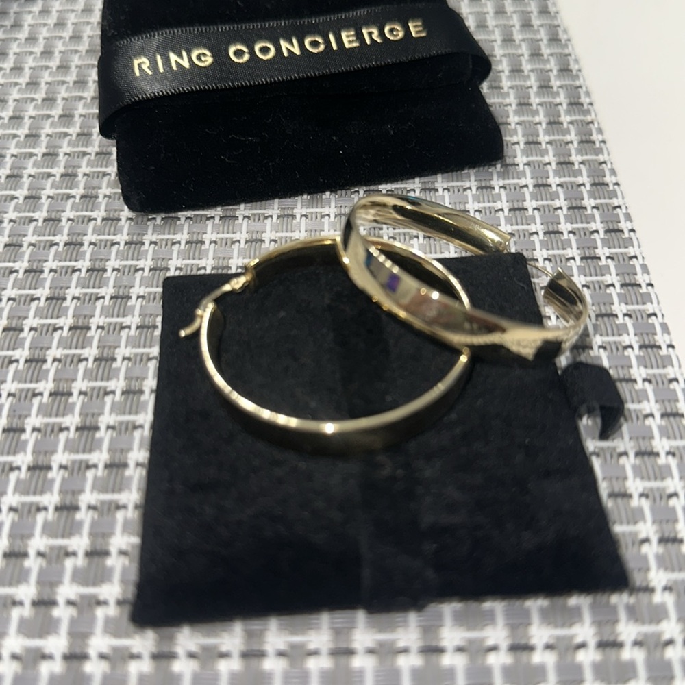 Ring Concierge 14k Bold Gold Flat Hoops $598 Size: 40mm Ring Concierge
